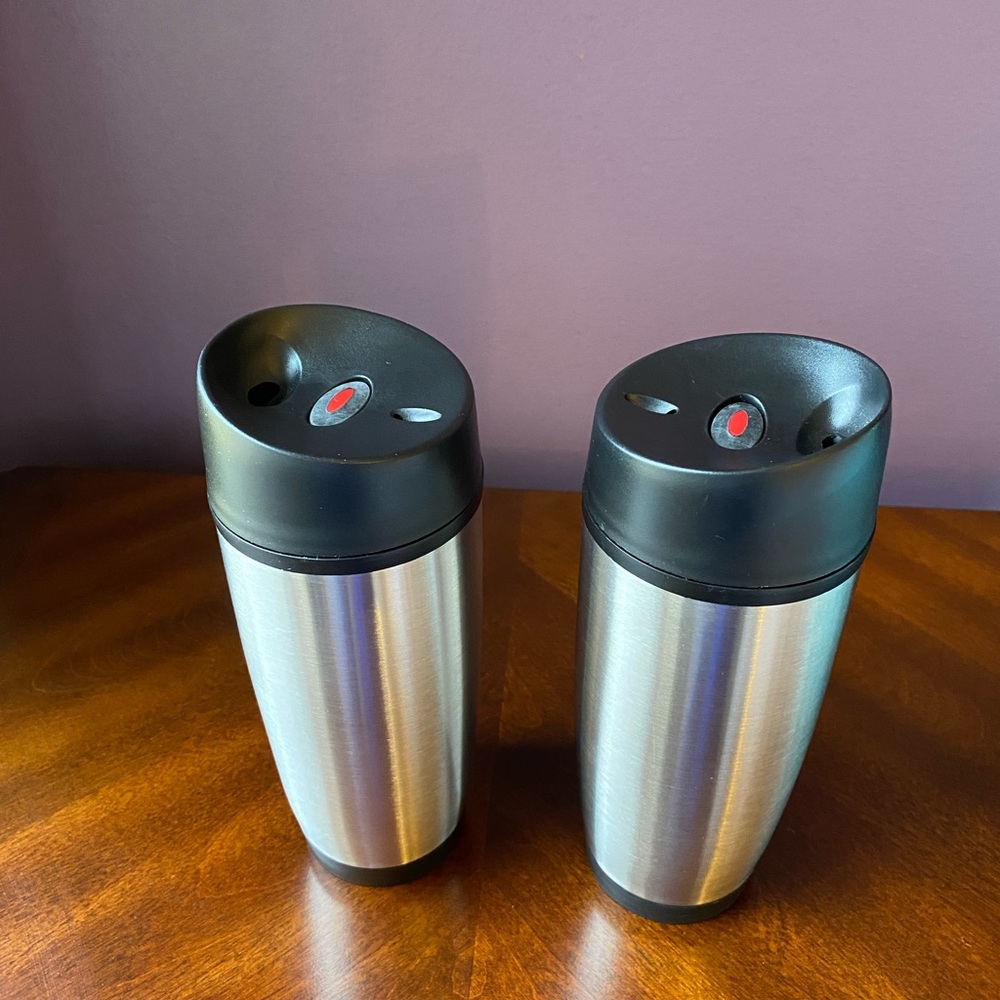 12 oz Coffee drink ware. Aluminum and Spill proof. Insulated. $8 EACH